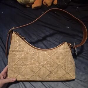 Time and Tru Woven Shoulder Bag